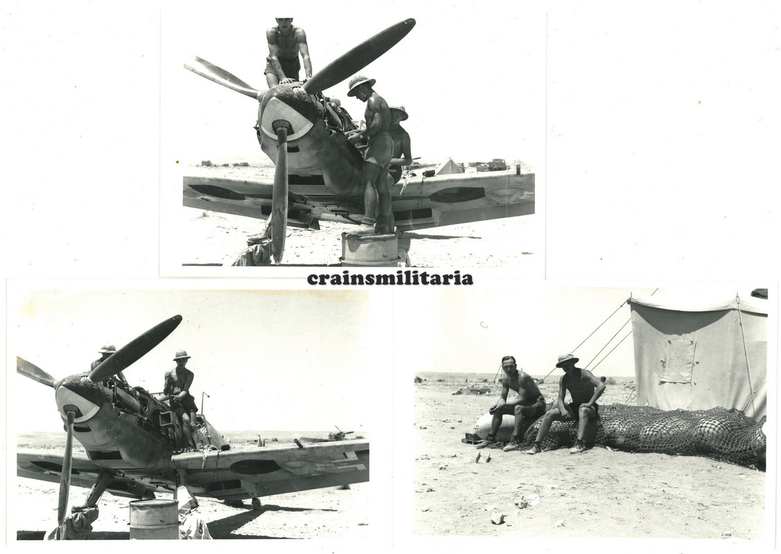 3x REPRO Foto Messerschmitt Bf 109 Flugzeug I.-JG27 in Martuba Afrika DAK 1941 (1)