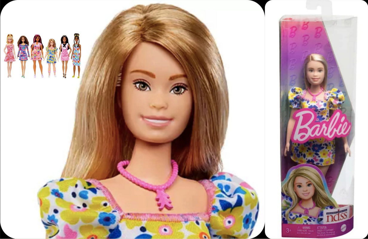 Anuncian nueva muñeca Barbie con síndrome de Down