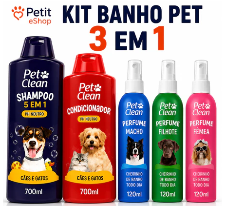 Kit Shampoo Pet