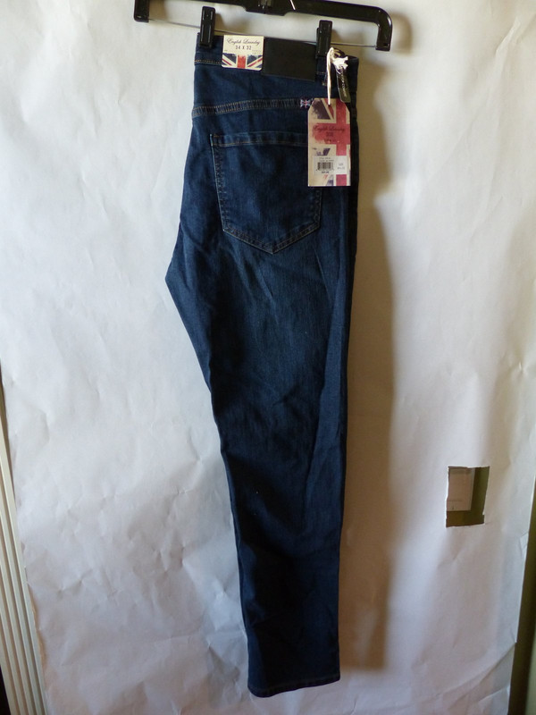 ENGLISH LAUNDRY MENS STRETCH FIT JEANS IN BLUE DENIM SIZE 34X32 E9F201