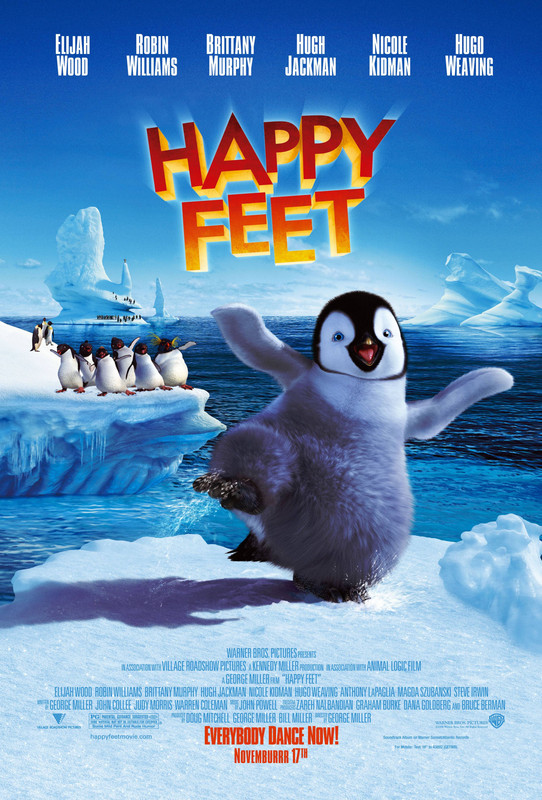 Download Happy Feet 2006 BluRay Dual Audio Hindi ORG 720p | 480p [350MB]