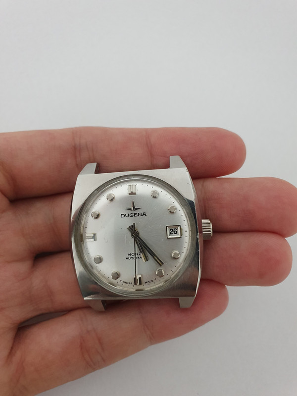 SOLD Serviced 1970s Men's Dugena Monza Automatic 35mm Swiss Vintage Watch |  WatchUSeek Watch Forums