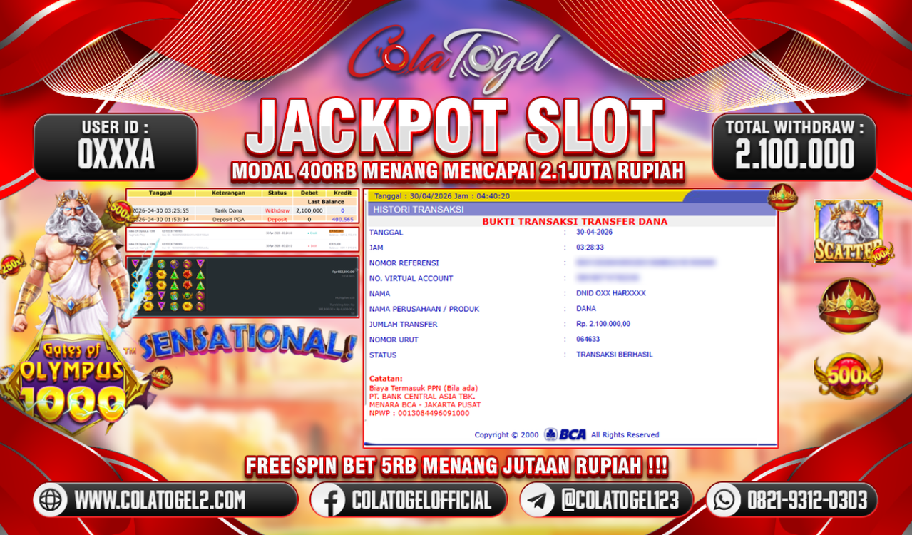JACKPOT SLOT GACOR!!