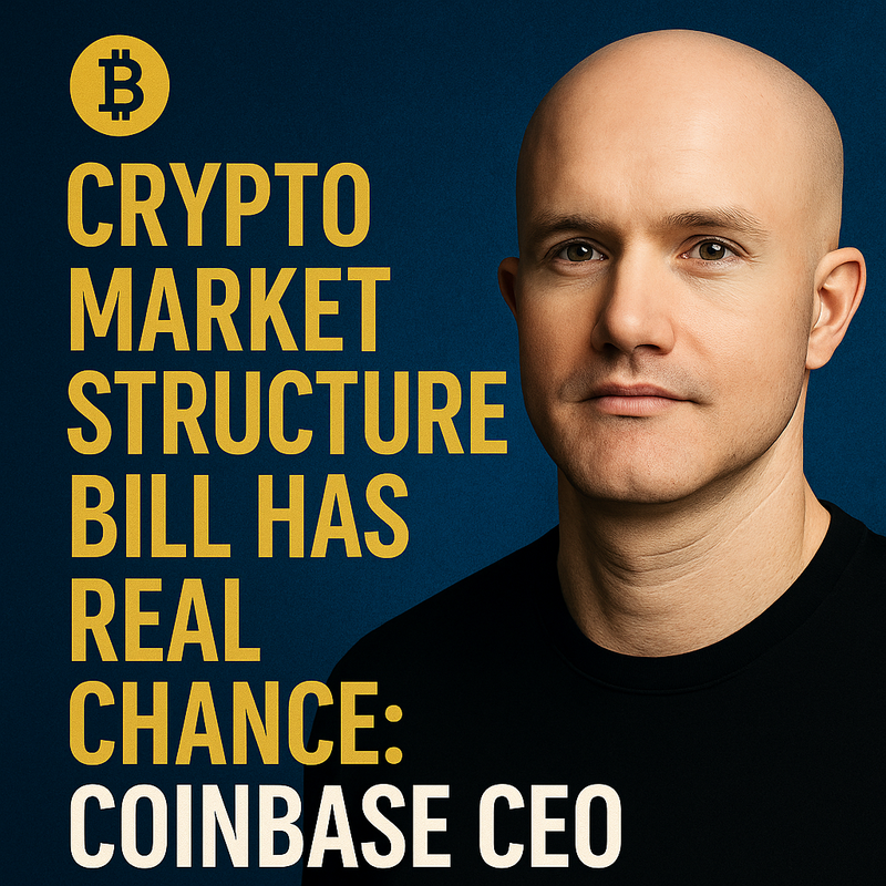 Coinbase CEO Brian Armstrong: Crypto Market Structure Bill Is a “Freight Train” Gaining Bipartisan Momentum