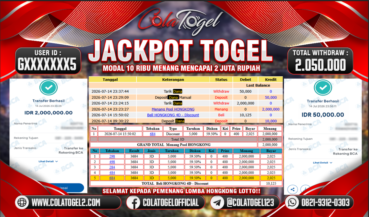 JACKPOT SLOT GACOR!!