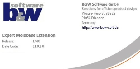 BUW EMX (Expert Moldbase Extentions) 14.0.1.8 for Creo 8.0 Multilingual