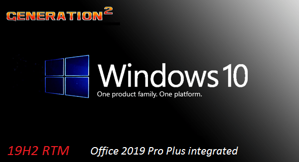 Windows 10 Pro 19H2 v1909 Build 18363.815 X64 incl. Office 2016 Integrated April 2020