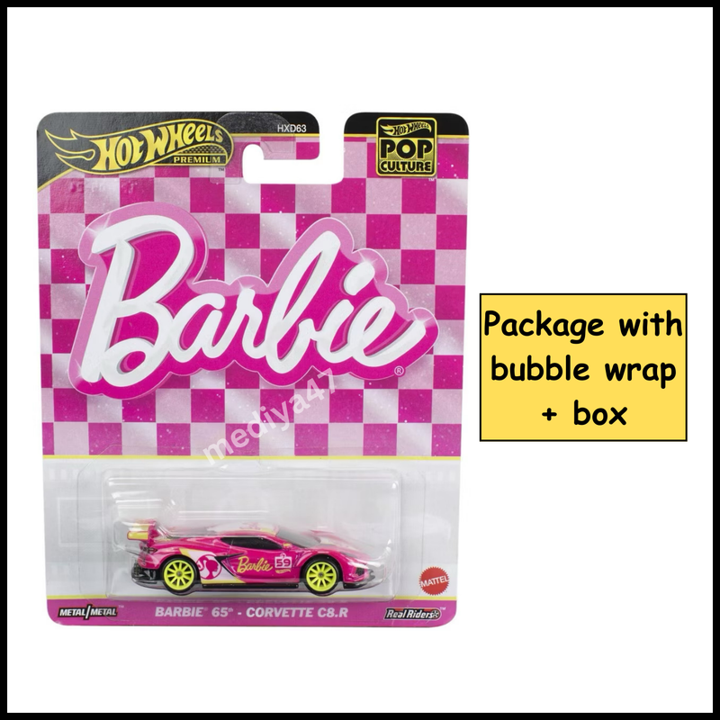 Hot Wheels Barbie 65th Anniversary Corvette C8.R 2024 HW Pop