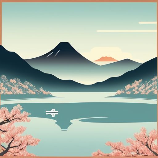 Painting-of-a-lake-with-trees-37