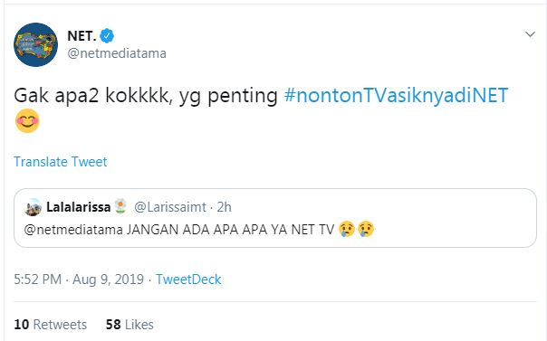 Twitter @netmediatama
