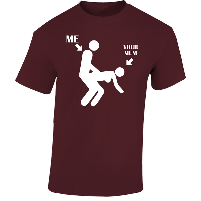 Mens T Shirt Me Your Mom Funny Rude Joke Novelty Tops Design Unisex Printed Gift - Picture 10 of 17