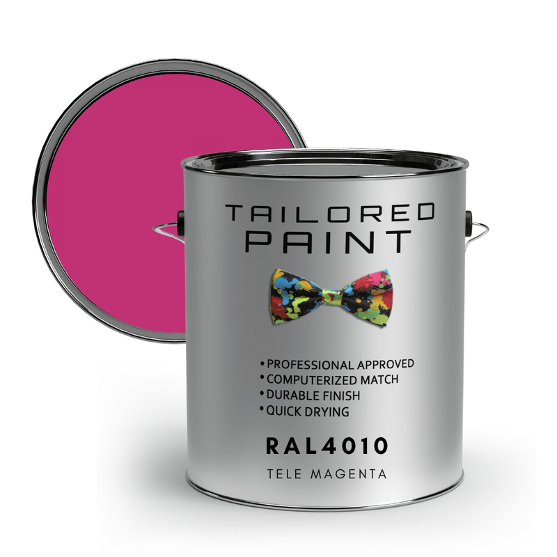 RAL4010 Tele Magenta Direct To Metal 2k Brush or Spray On Paint MATT Smooth