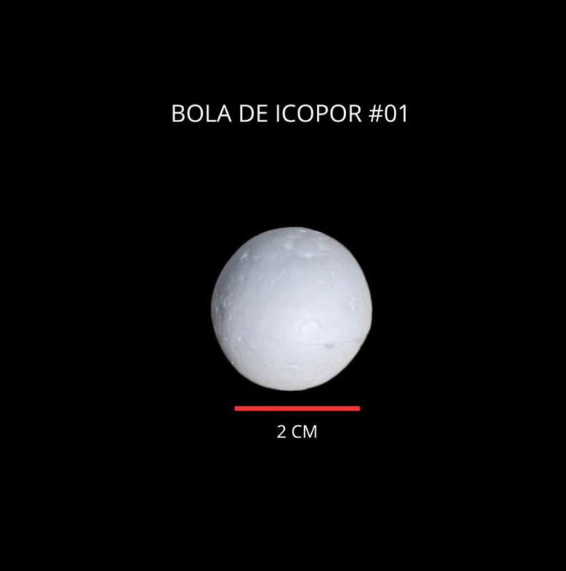 bola de icopor no.1 para manualidades