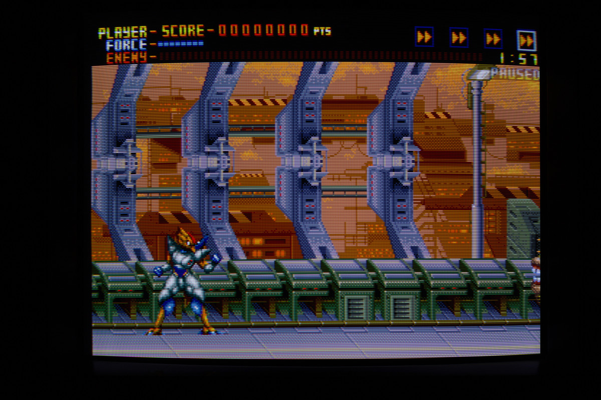 Alien Soldier (Megadrive)(PVM OEV203)(RGB)(NTSC)(FL)(adj)