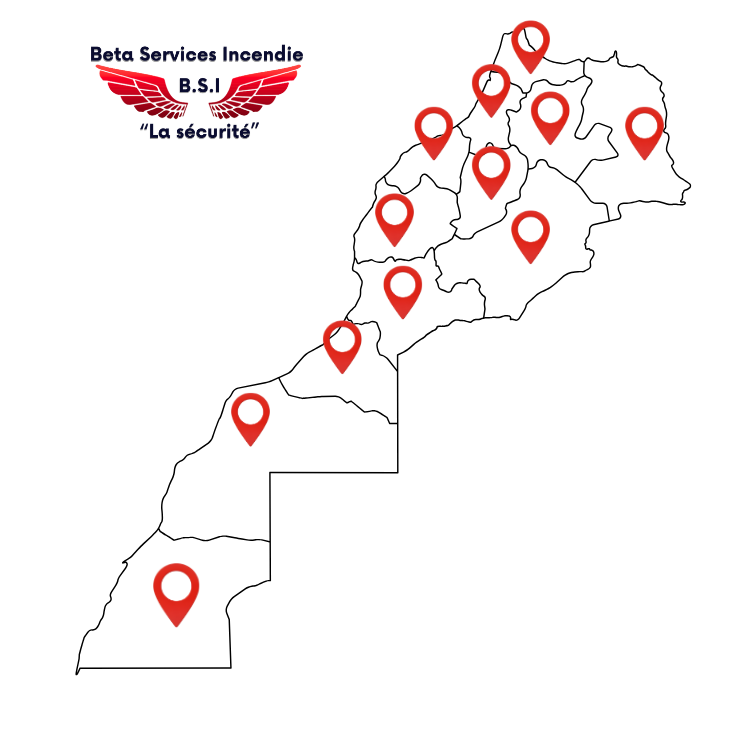 Carte de livraison Maroc Beta Incendie