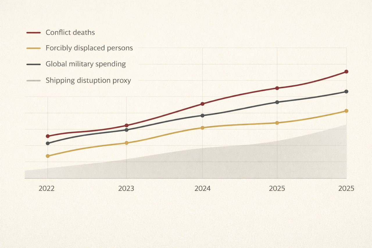 War economy stress chart