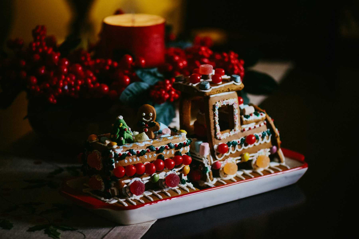 Gingerbread House Paper Bag Craft