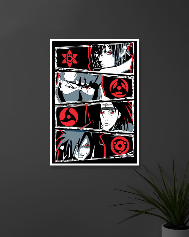 Mangekyo Sharingan | Akatsuki | Naruto | Anime Posters