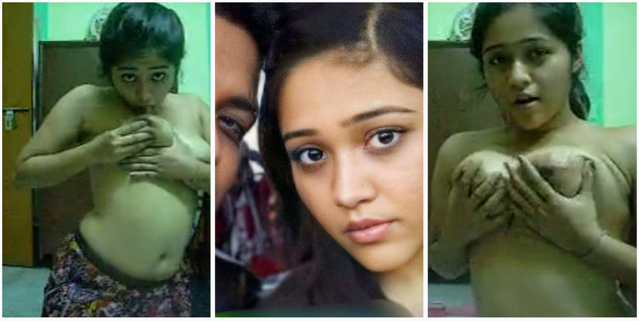 Beautifull girlfriend licking and rubbing her boob exclusive viral video