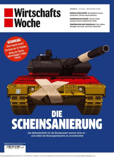 Cover: Wirtschaftswoche Magazin No 43 vom 21  Oktober 2022