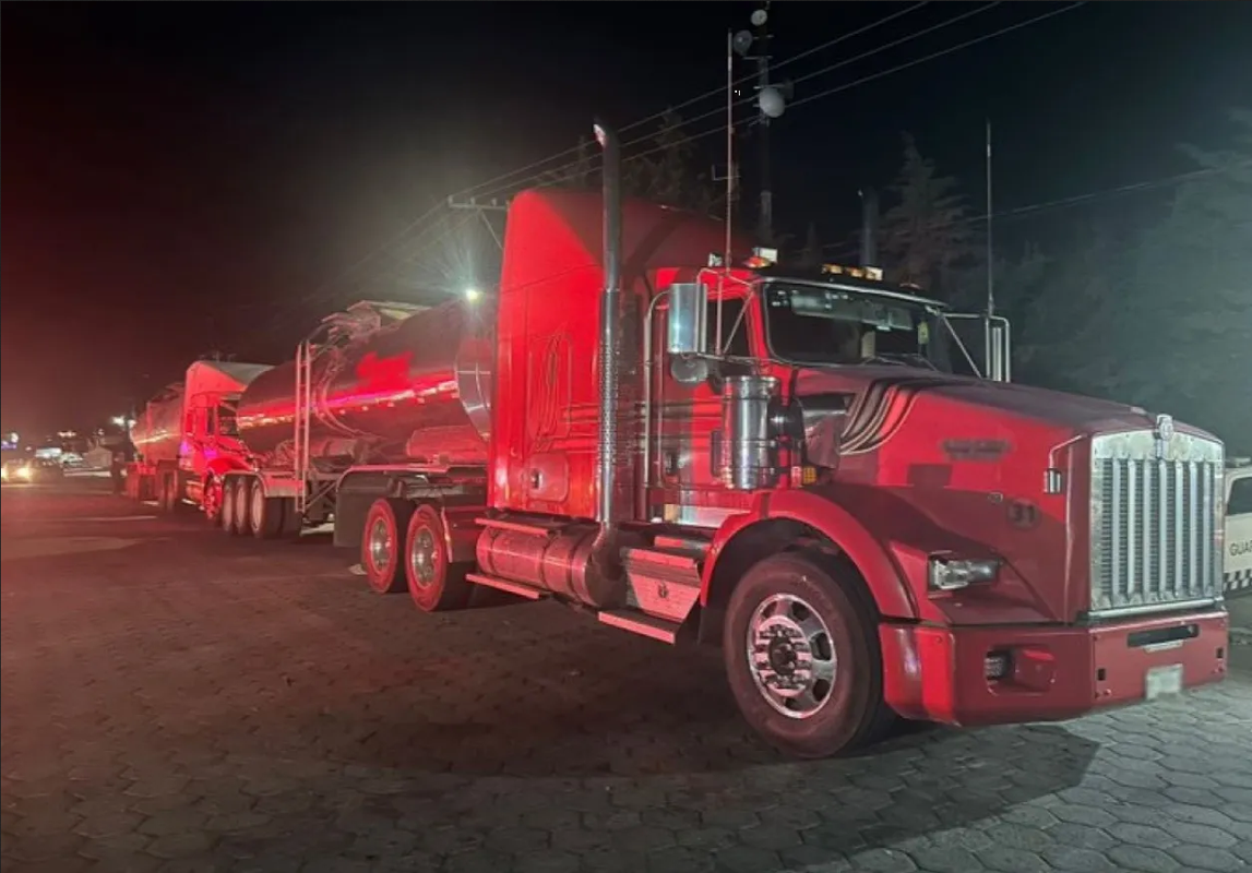 Así frustró la Guardia Nacional el robo de un tráiler en carretera de Puebla