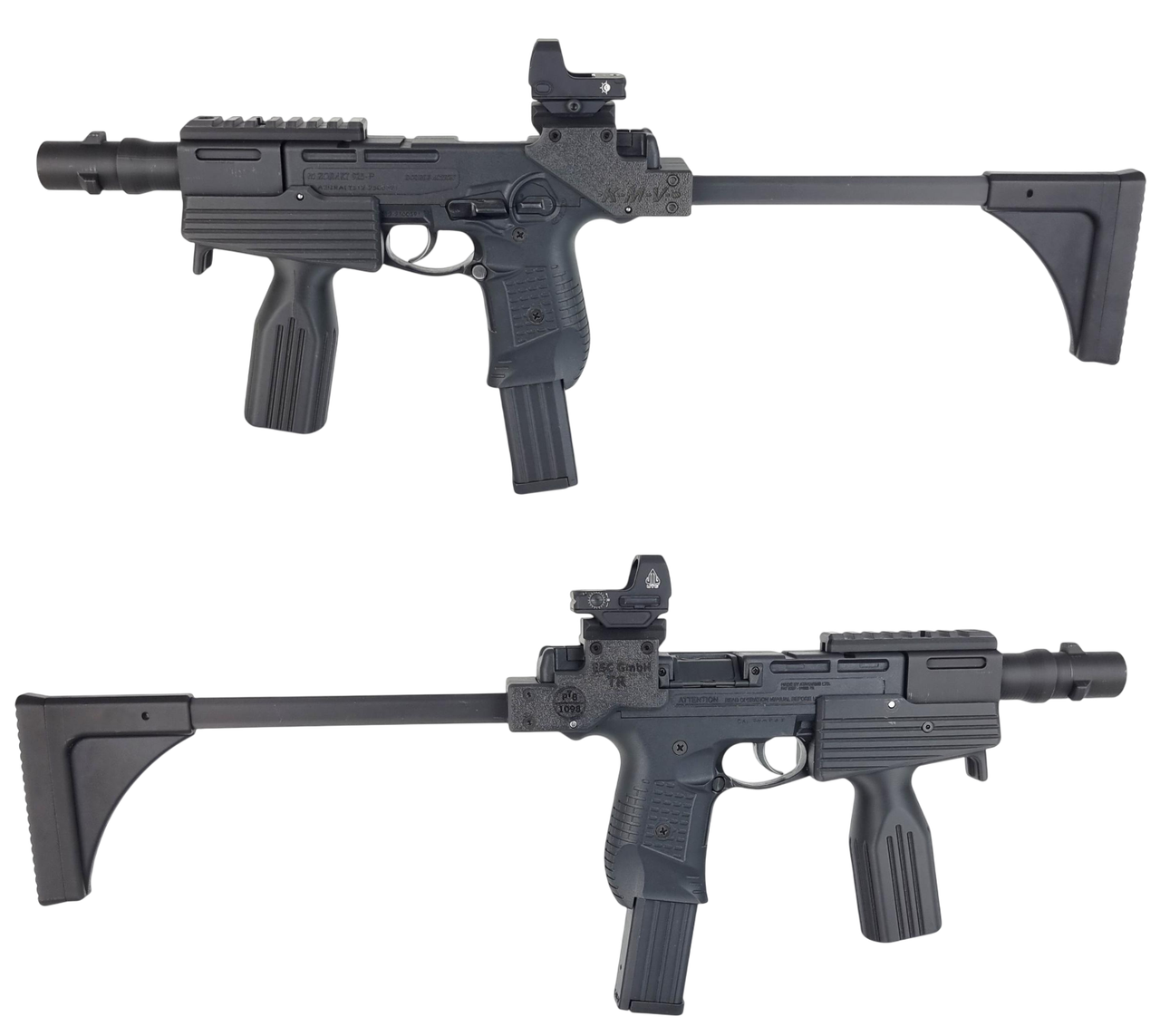 Stock Kit – zwei Seitenansichten