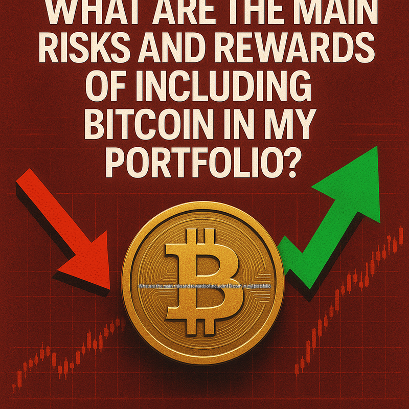 What are the main risks and rewards of includinf Bitcoin in my portafolio