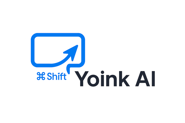 Yoink AI - Контекстный AI-райтер для macOS: пишет и редактирует прямо в любом приложении по горячей клавише, без копипасты