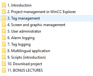 HMI  SCADA programming - SIMATIC WinCC V7 (level 1) HMI  SCADA programming - SIMATIC WinCC V7 (level 1)