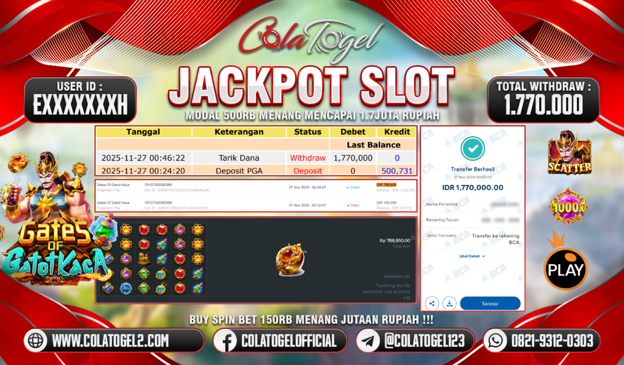JACKPOT SLOT GACOR!!