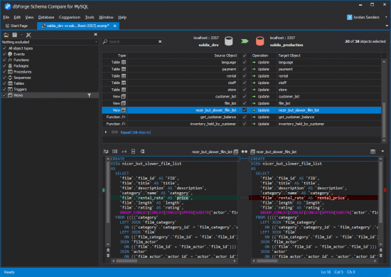 dbForge Compare Bundle for MySQL Enterprise v9.1.1.0 (x64)