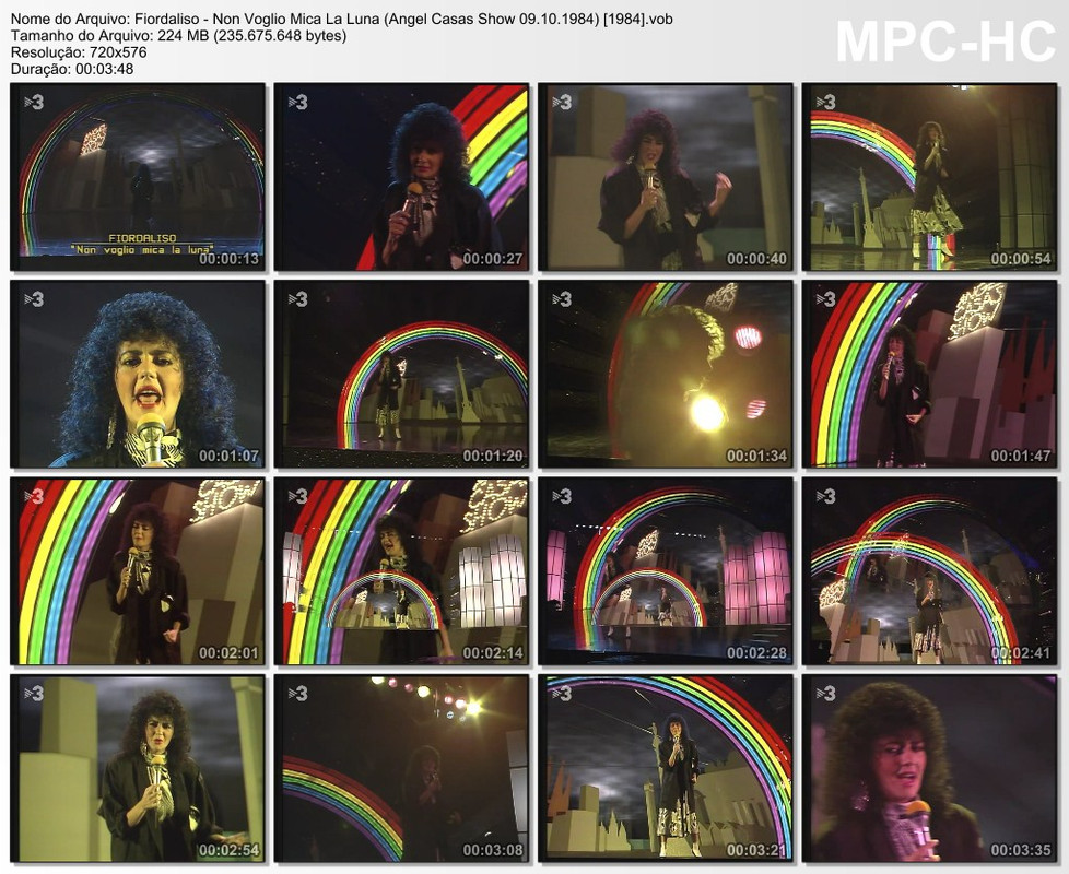 Fiordaliso - Non Voglio Mica La Luna (Angel Casas Show 09.10.198