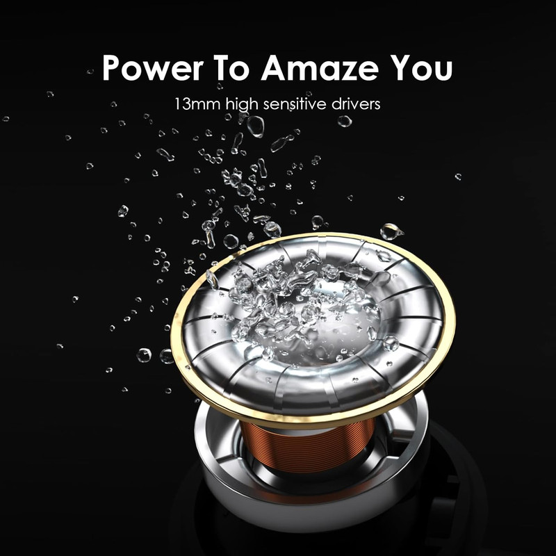 سماعات Oraimo FreePods 3C لاسلكية - إلغاء ضوضاء - بطارية 36 ساعة - مقاومة الماء IPX5 - أسود - 5