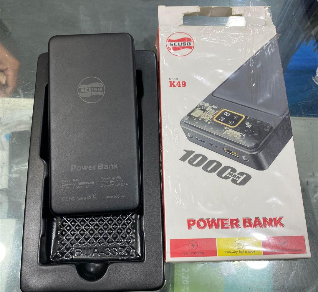 Compact Power Bank 10000mAh portable fast charging