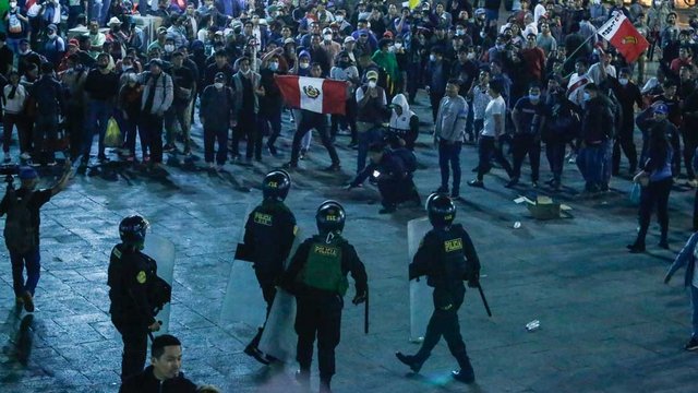 Protestas en Perú