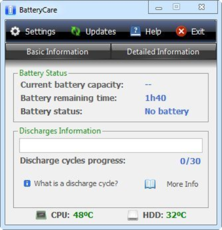 BatteryCare 0.9.36.0 Multilingual
