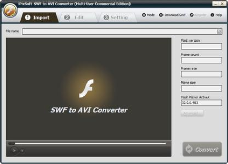 iPixSoft SWF to AVI Converter 4.6.0 iPixSoft SWF to AVI Converter 4.6.0