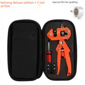 Orange Handheld Grafting Shear with Replaceable Blades and Pruning Function for Tree Grafting and Branch Trimming Professional Garden Tool Local Standard Fit