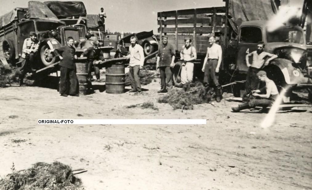 Shitomir, Vormarsch Rußland 1942, LKW, Werkstatt