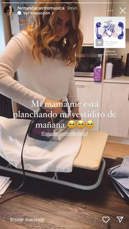 Exhiben a Angelica Rivera planchando ropa ¿Se quedó sin empleados?