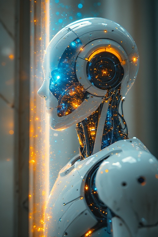 An-android-half-emerges-from-t-2