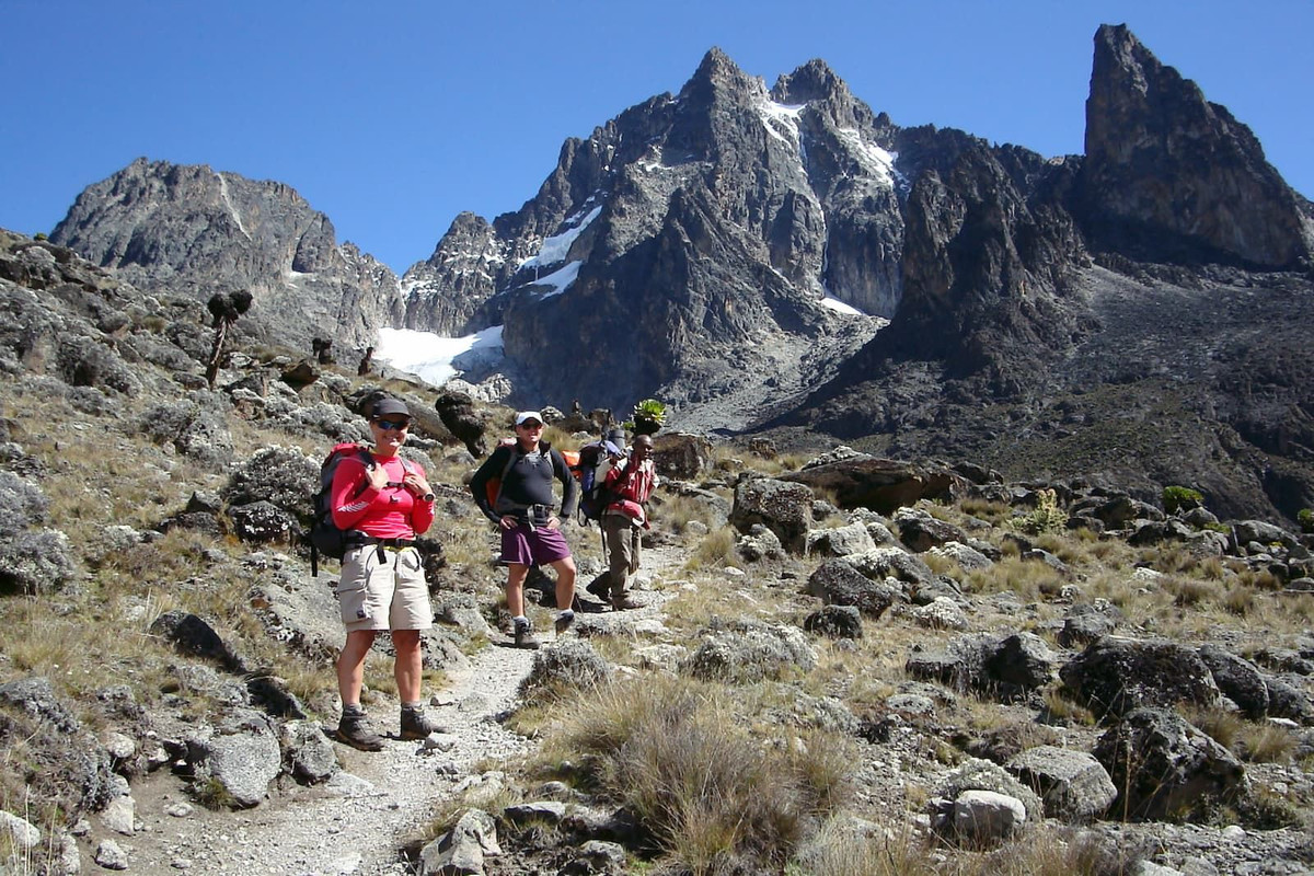 Mount Kenya peak
