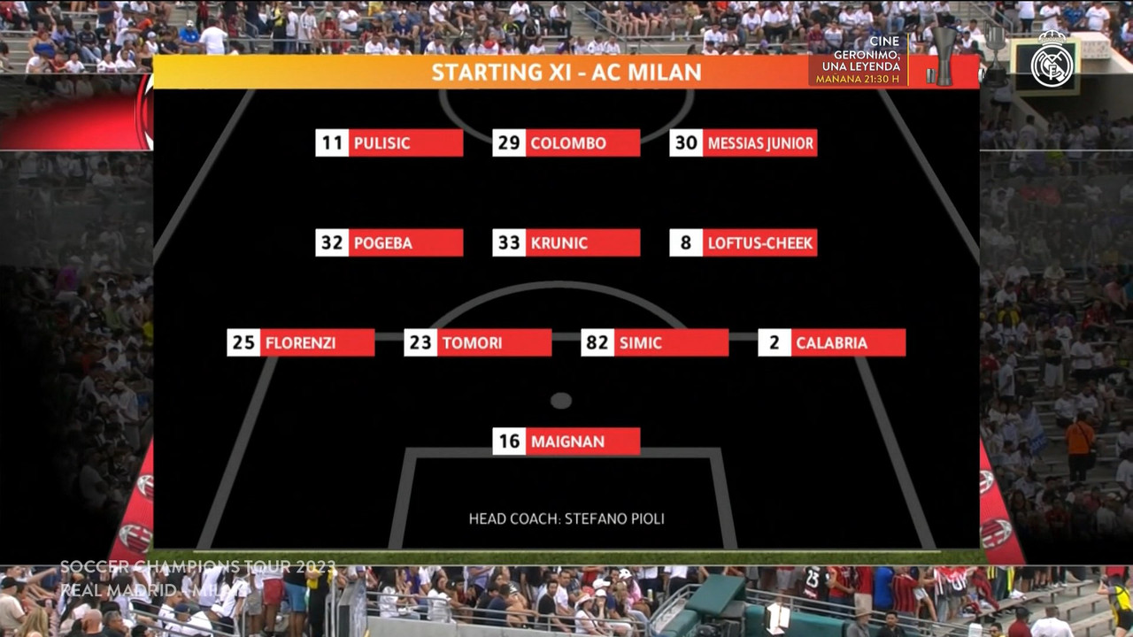 Soccer Champions Tour 2023 - Real Madrid Vs. AC Milán (1080i) (Castellano) 2