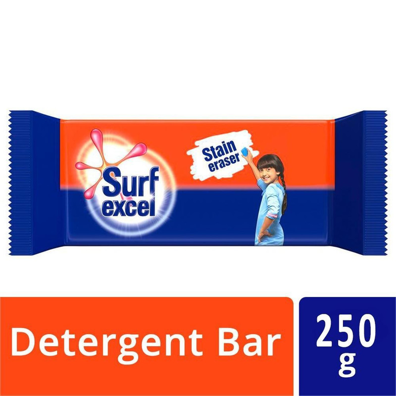 Surf Excel Stain Eraser Detergent Bar, 250 g