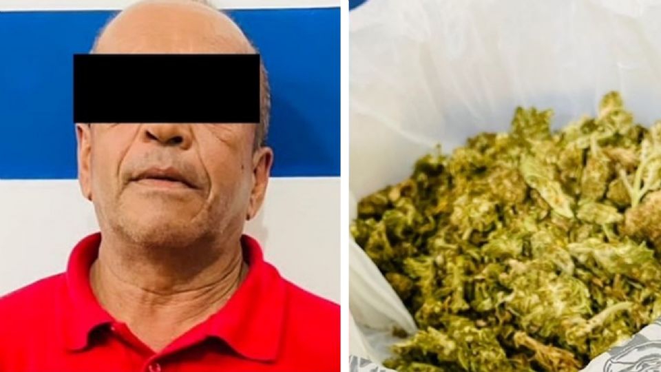 Sorprenden a presunto 'tirador' en calles de Ciudad Obregón; llevaba un paquete de marihuana