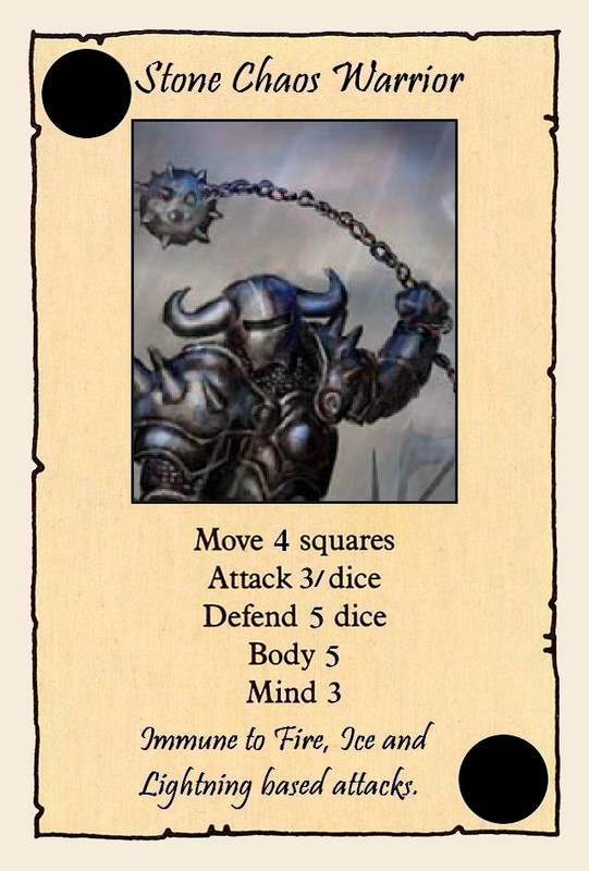 Stone Chaos Warrior Card