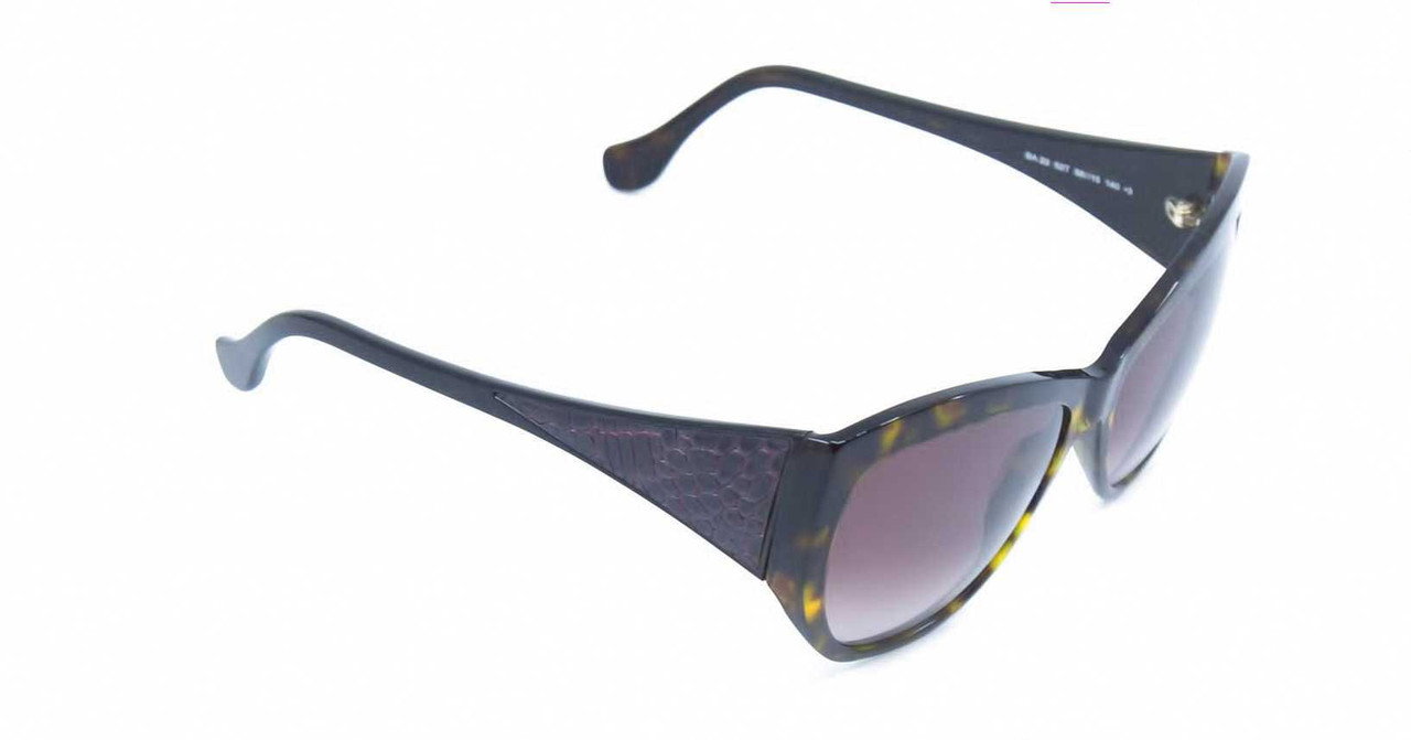 Balenciaga BA22 52T Tortoise Cat Eye Gray Gradient 58-15-140 