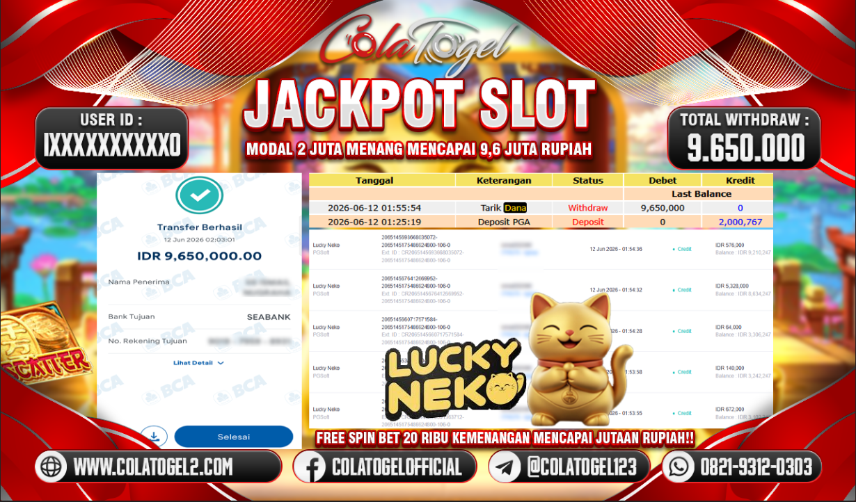 JACKPOT SLOT GACOR!!