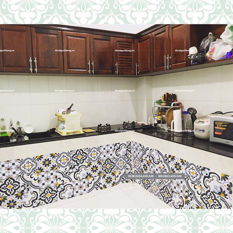 Decal gạch bông - giải pháp trang trí cho người bận rộn