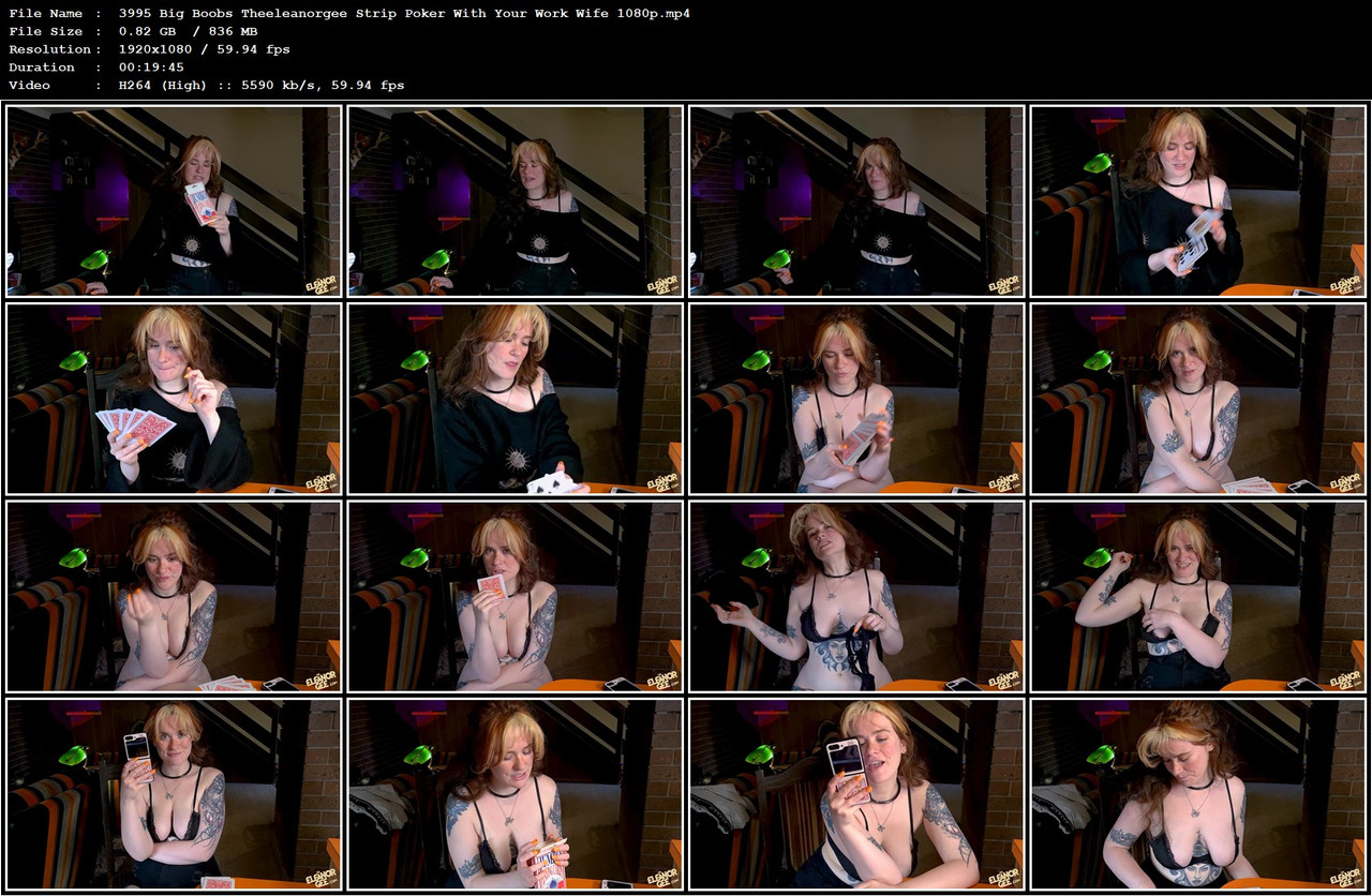 3995 Big Boobs Theeleanorgee Strip Poker With Your Work Wife 1080p mp4